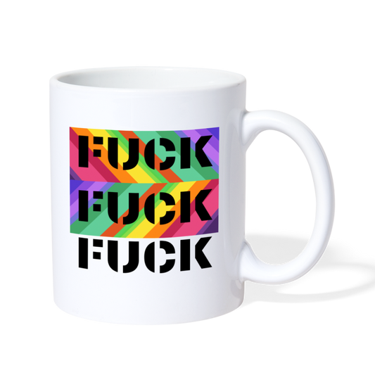 FuckFuckFuck Mug - white