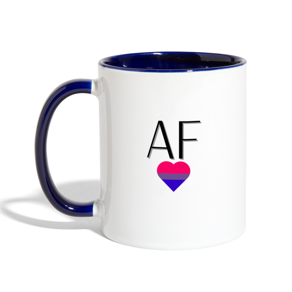 BI AF Mug - white/cobalt blue