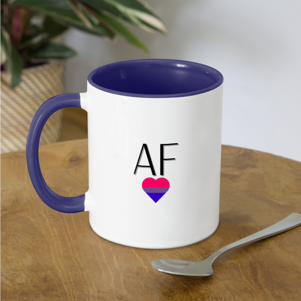 BI AF Mug - white/cobalt blue