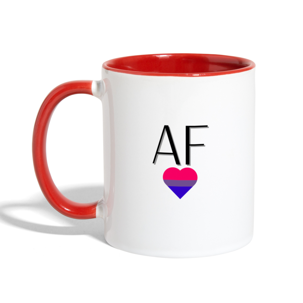 BI AF Mug - white/red
