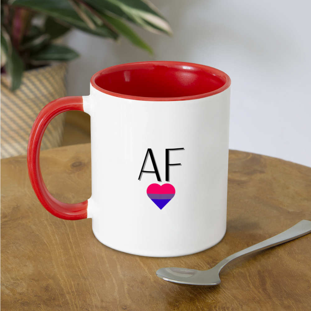 BI AF Mug - white/red