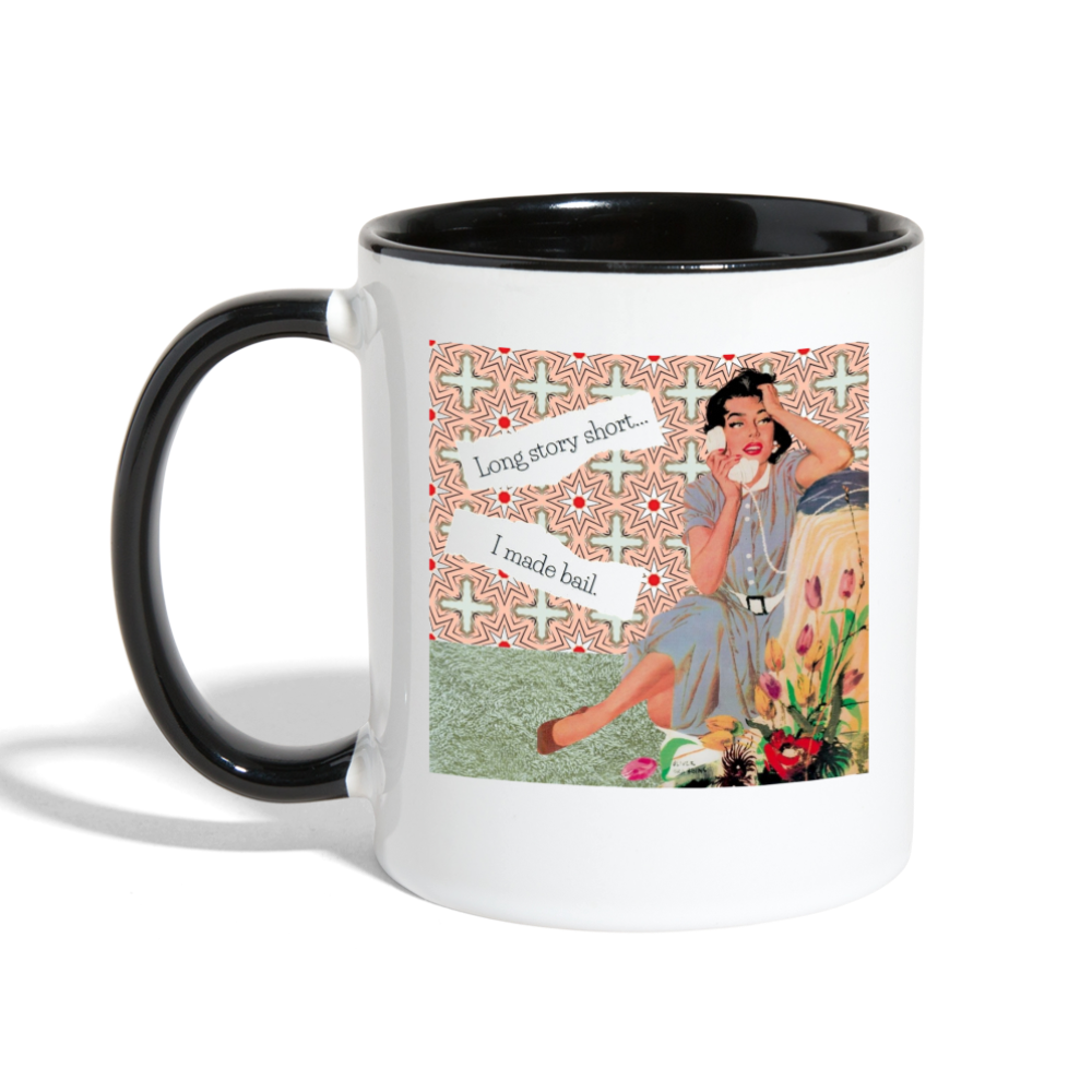 I Made Bail Mug - white/black