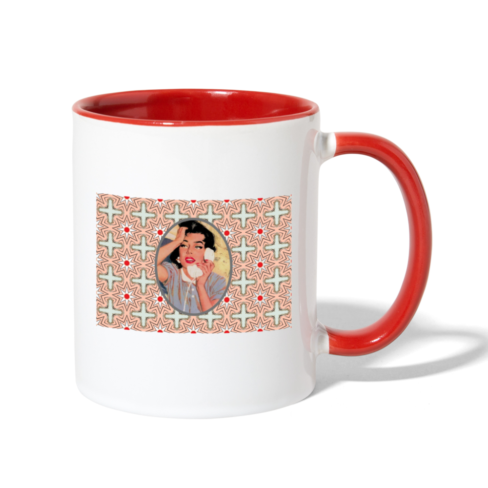 I Made Bail Mug - white/red