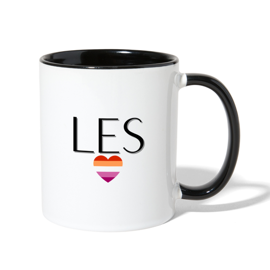 Les AF Mug - white/black