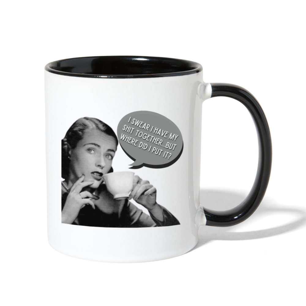 Shit Together Mug - white/black