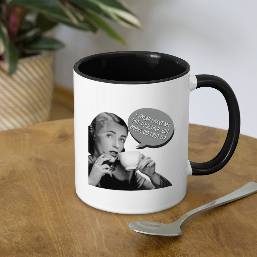 Shit Together Mug - white/black