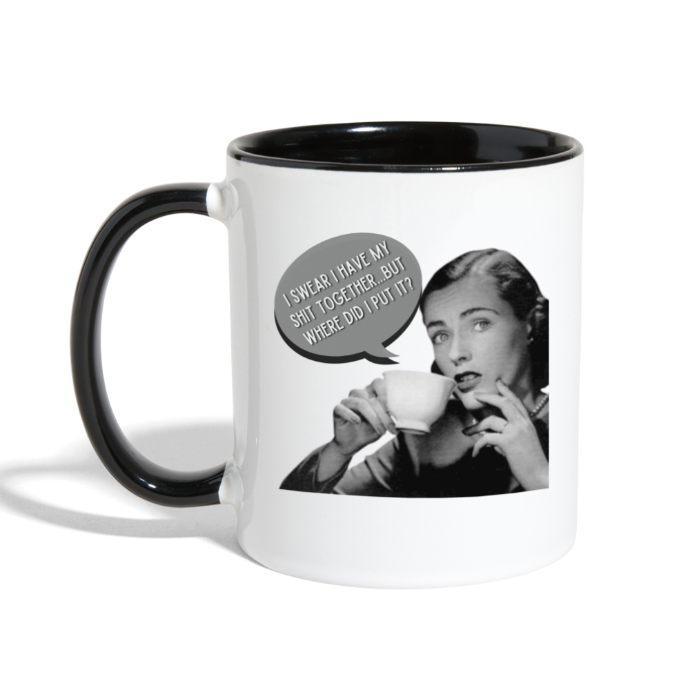 Shit Together Mug - white/black