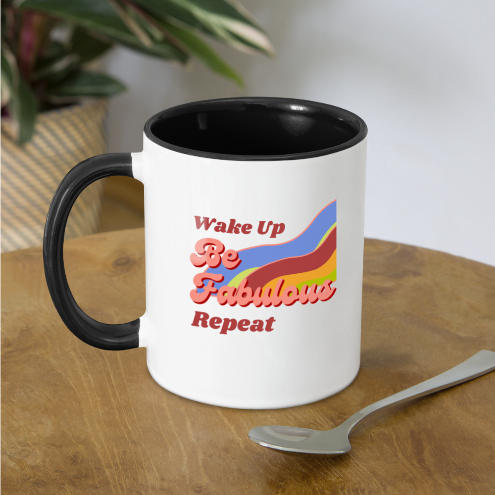 Be Fabulous Mug - white/black