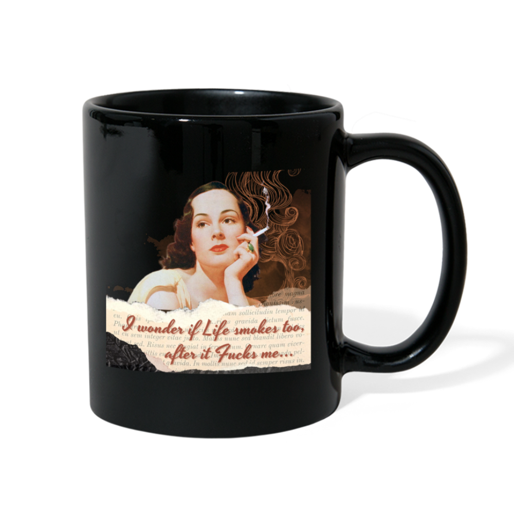 Life Fucked Mug - black