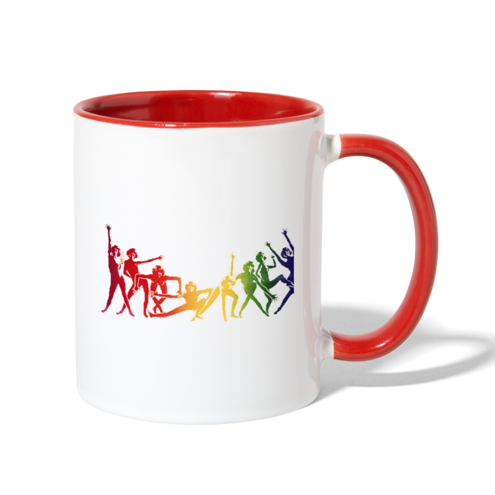 Jazz Hands Mug - white/red