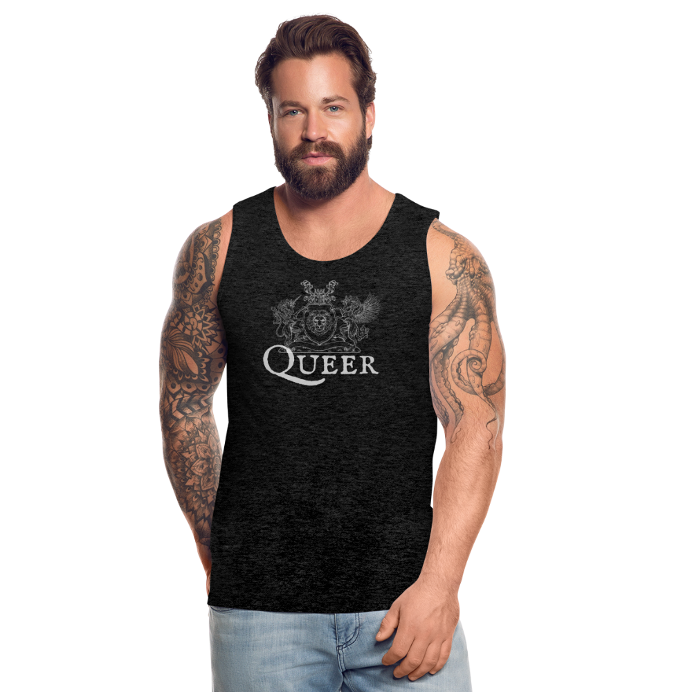 Queer Tank - charcoal grey