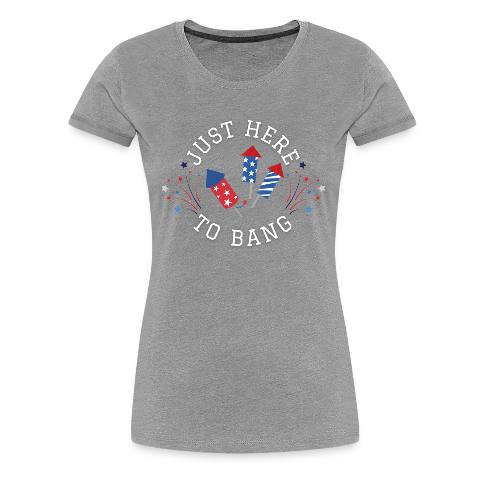 Here to BangT-Shirt - heather gray