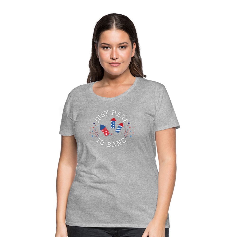 Here to BangT-Shirt - heather gray
