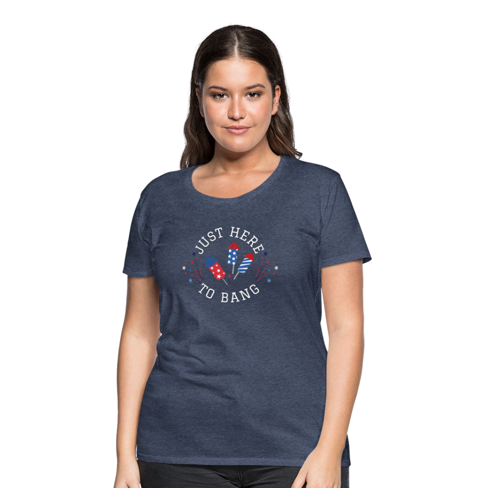 Here to BangT-Shirt - heather blue