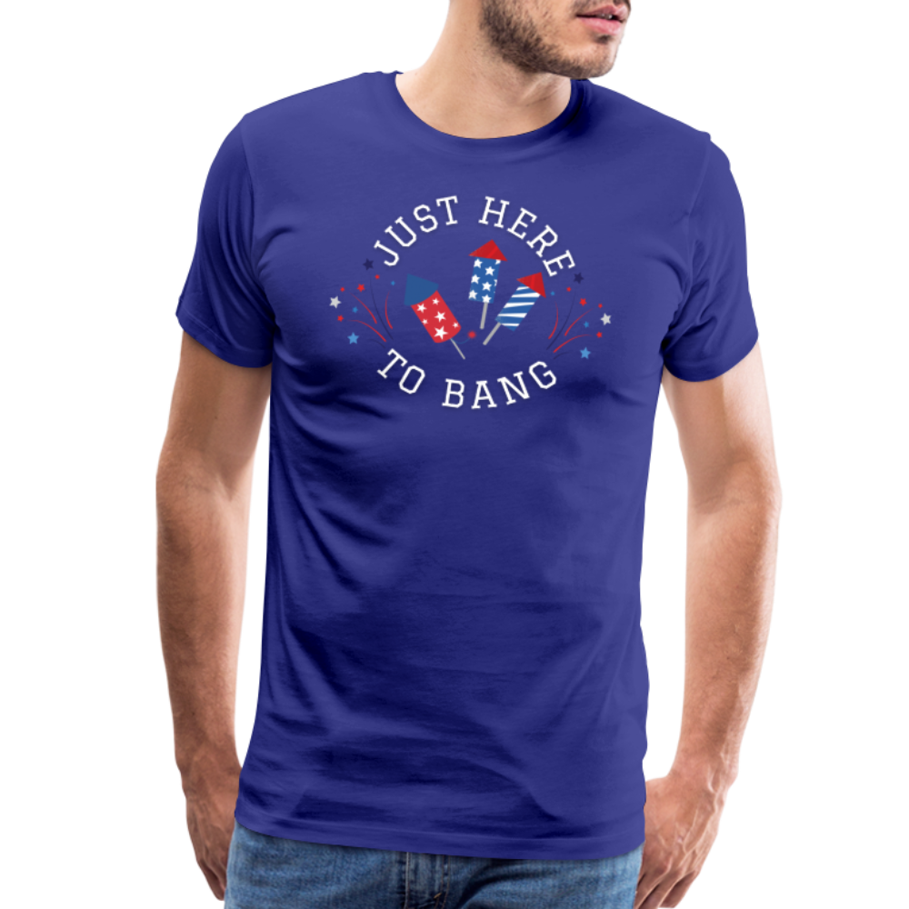 Here to Bang T-Shirt - royal blue