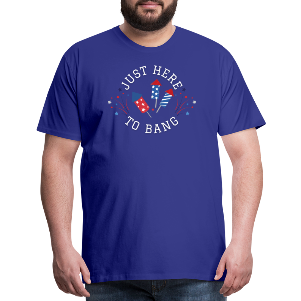 Here to Bang T-Shirt - royal blue