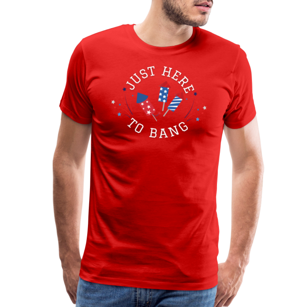 Here to Bang T-Shirt - red