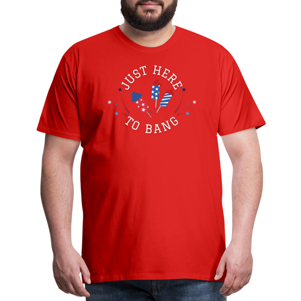 Here to Bang T-Shirt - red