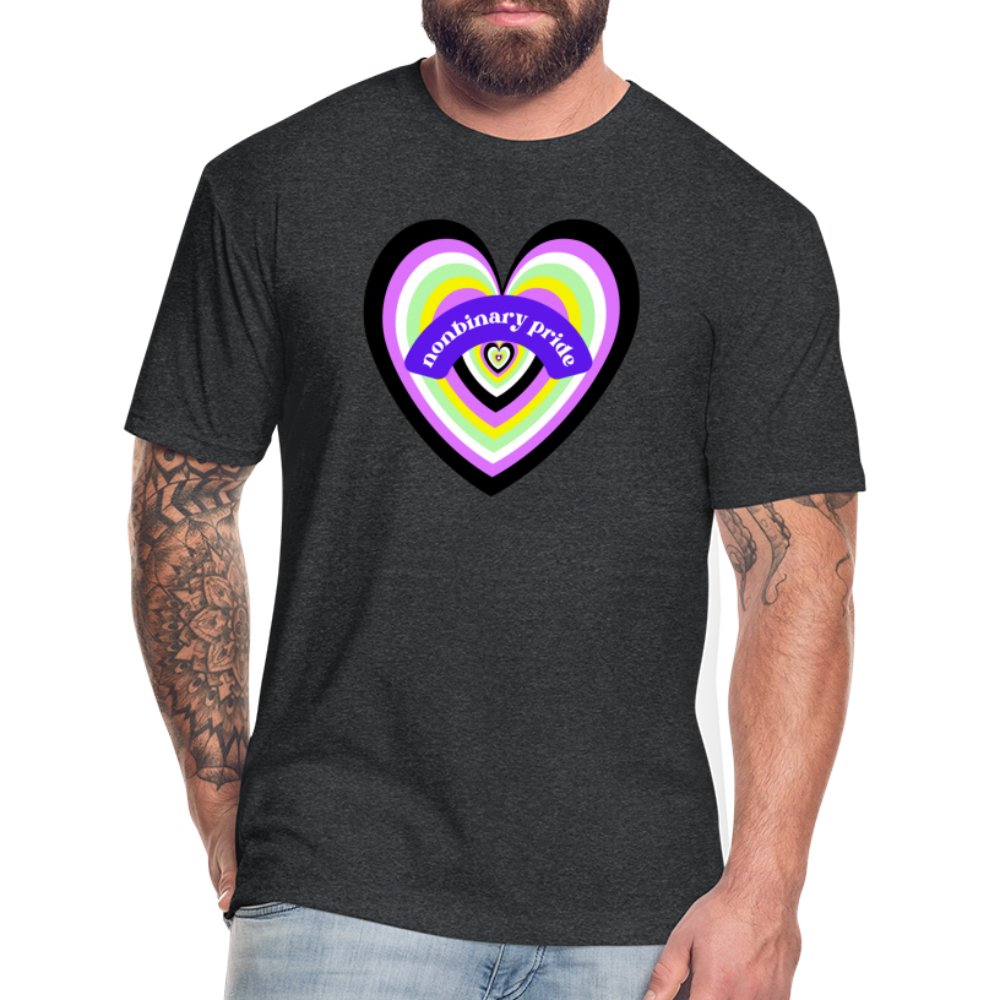Nonbinary Pride T-Shirt - heather black