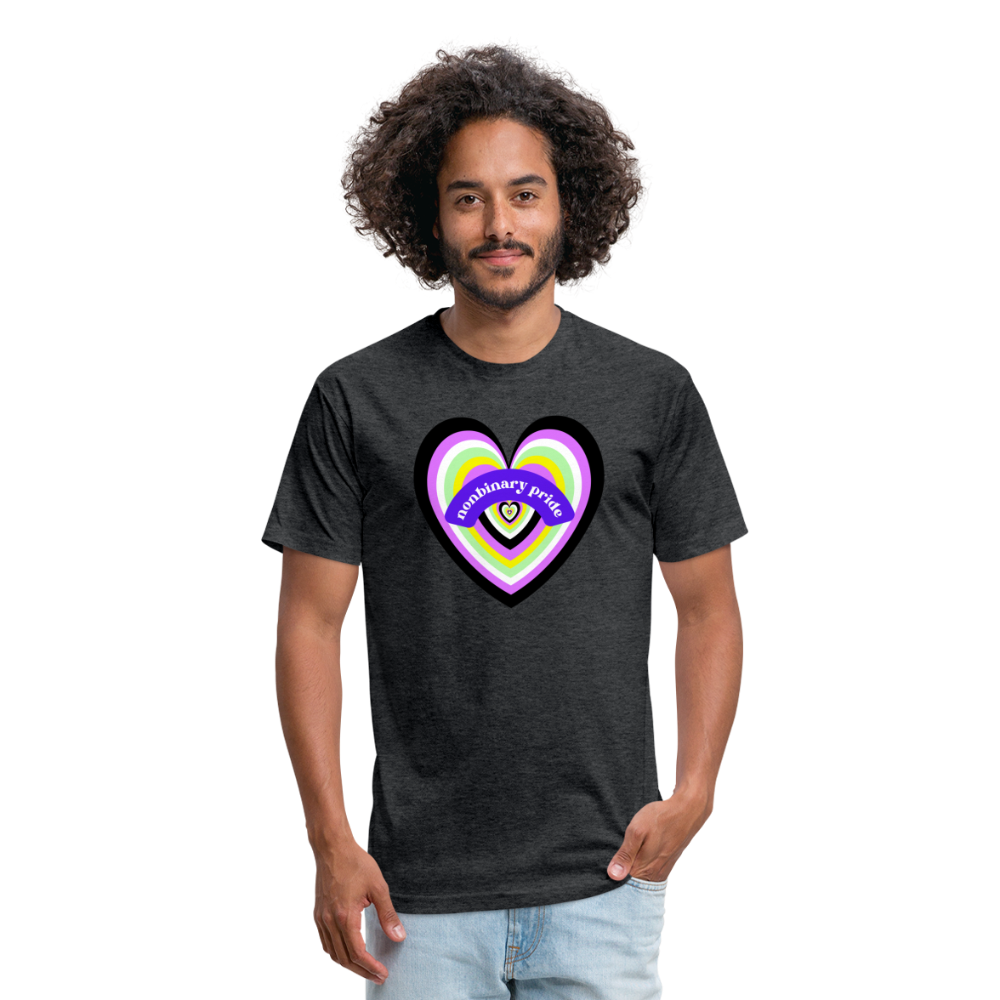 Nonbinary Pride T-Shirt - heather black
