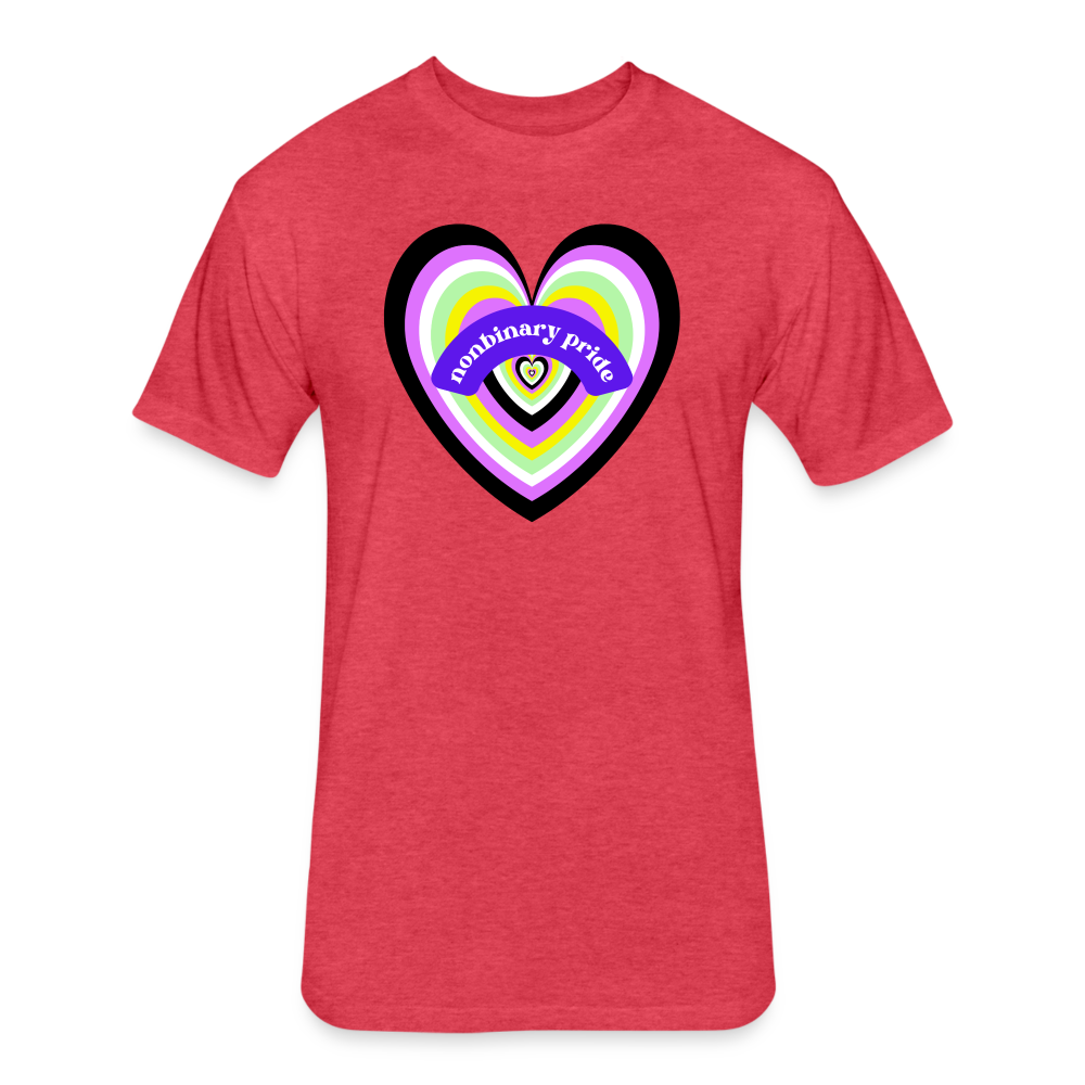 Nonbinary Pride T-Shirt - heather red