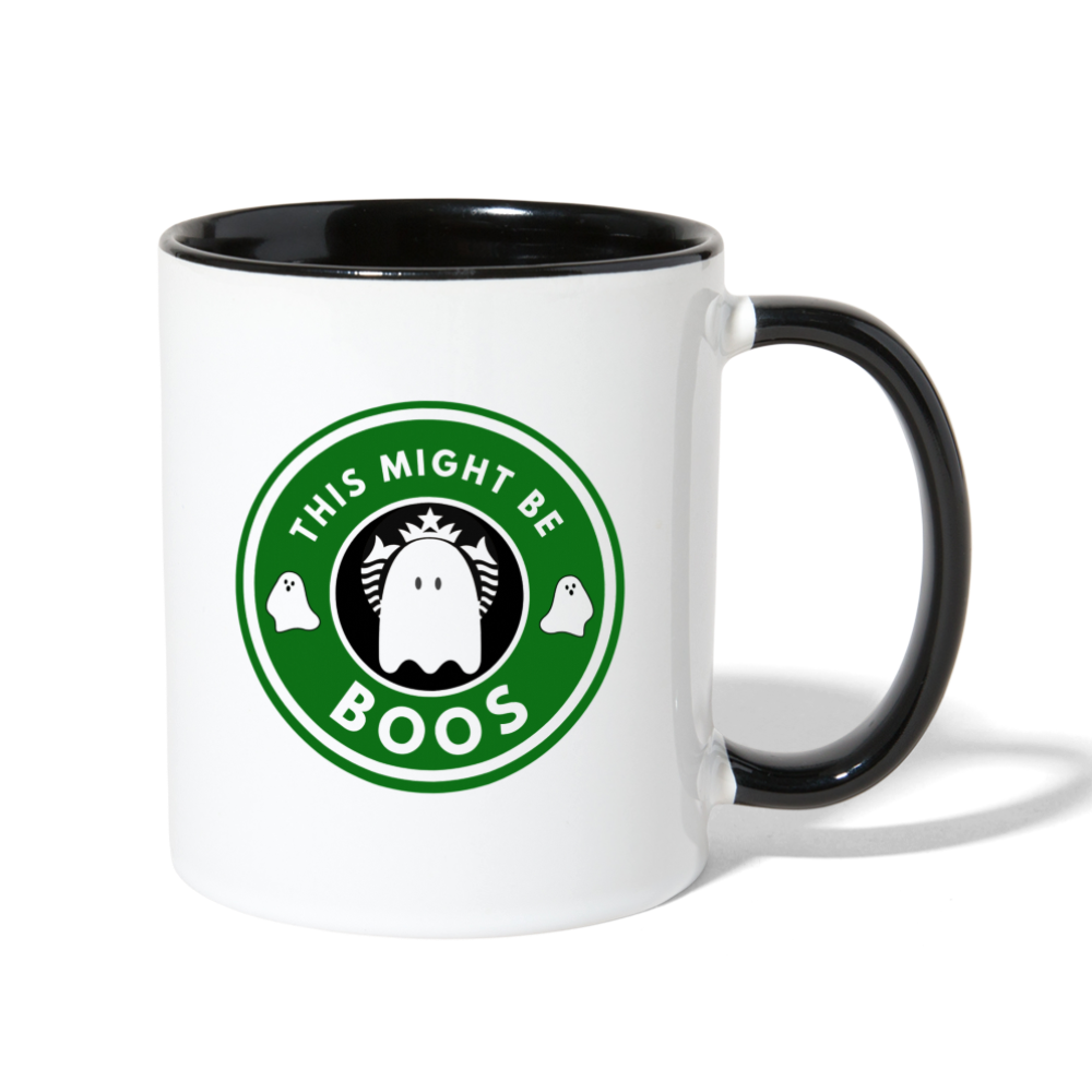 Might Be Boos Coffee Mug - white/black
