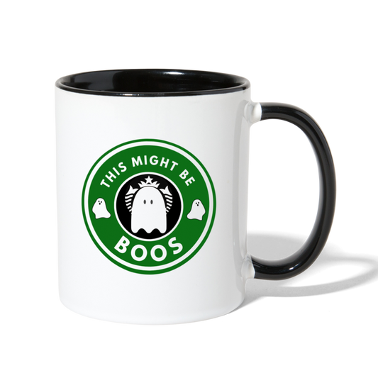 Might Be Boos Coffee Mug - white/black