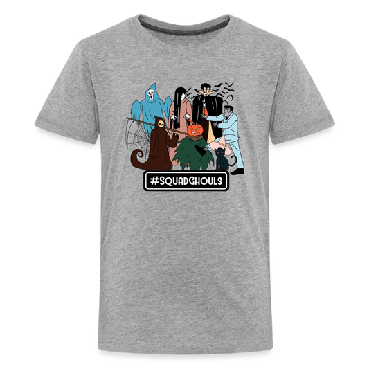 #squadghouls Kids' T-Shirt - heather gray