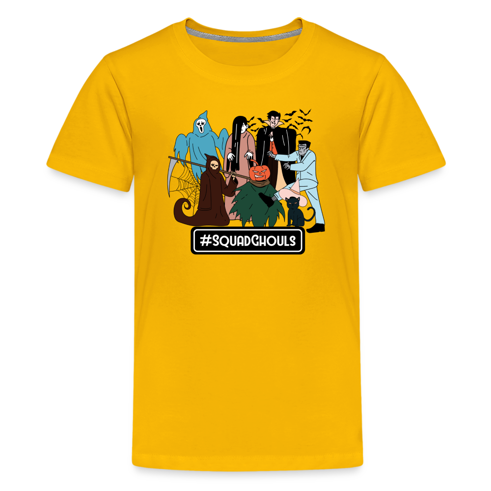 #squadghouls Kids' T-Shirt - sun yellow