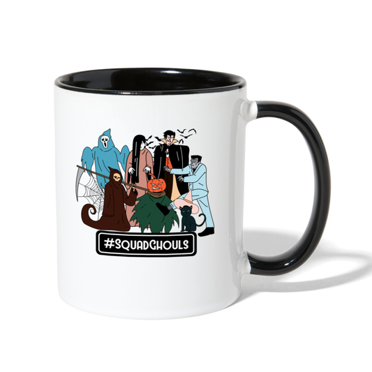 #squadghouls Coffee Mug - white/black