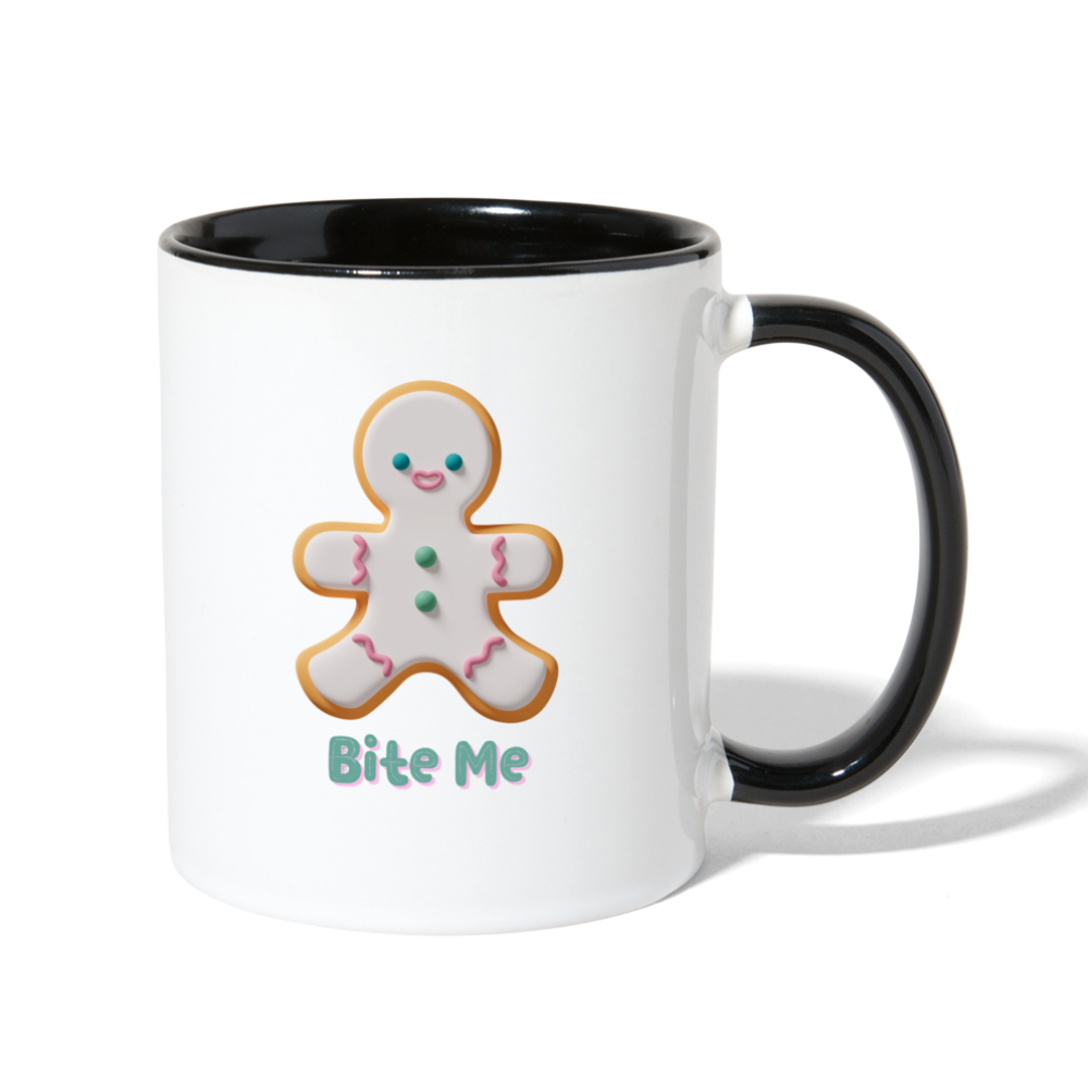 Bite Me Mug - white/black