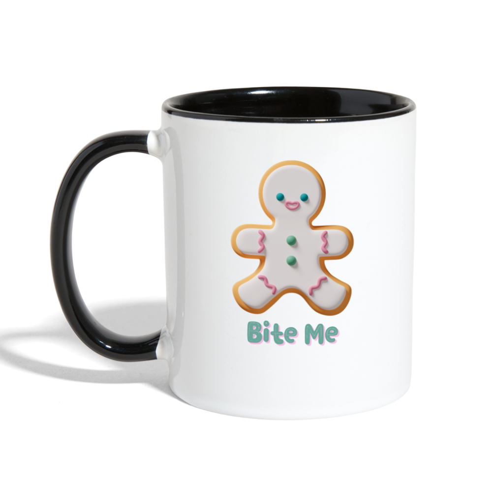 Bite Me Mug - white/black