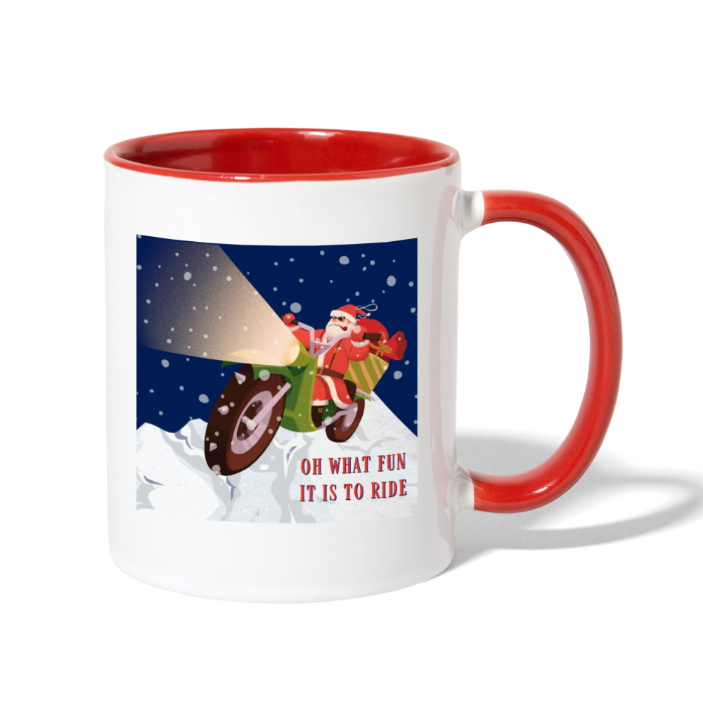 Oh What Fun Mug - white/red