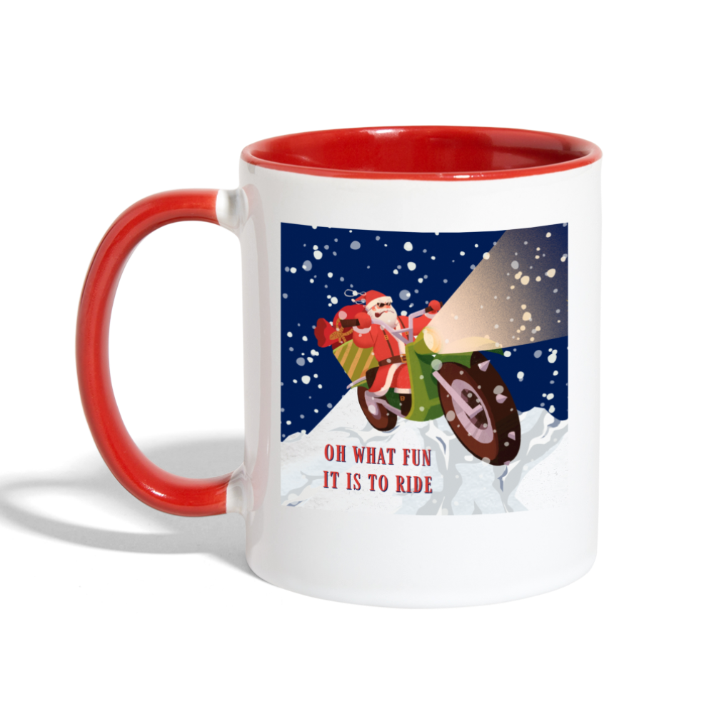 Oh What Fun Mug - white/red