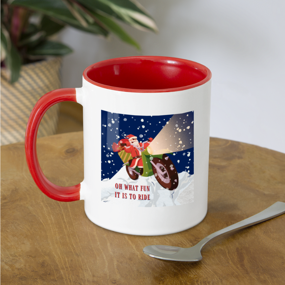 Oh What Fun Mug - white/red