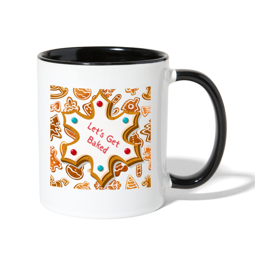 Let's Get Baked Mug - white/black