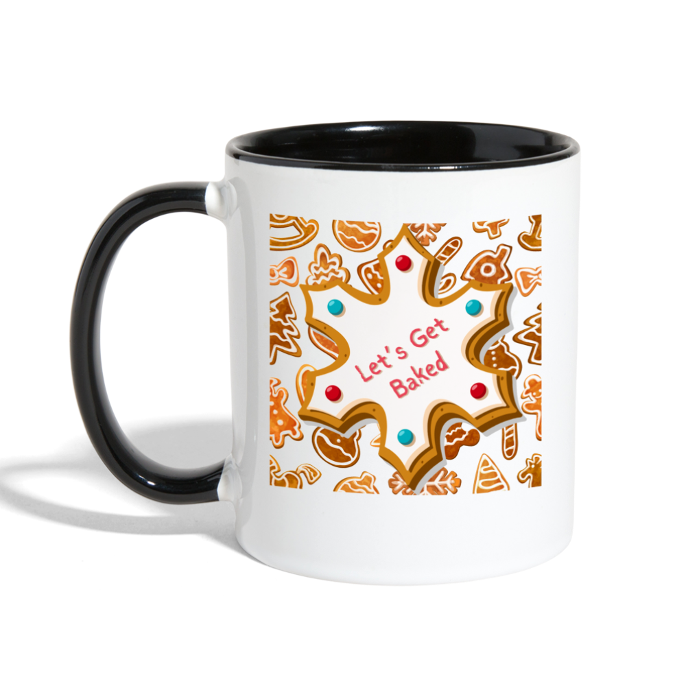 Let's Get Baked Mug - white/black
