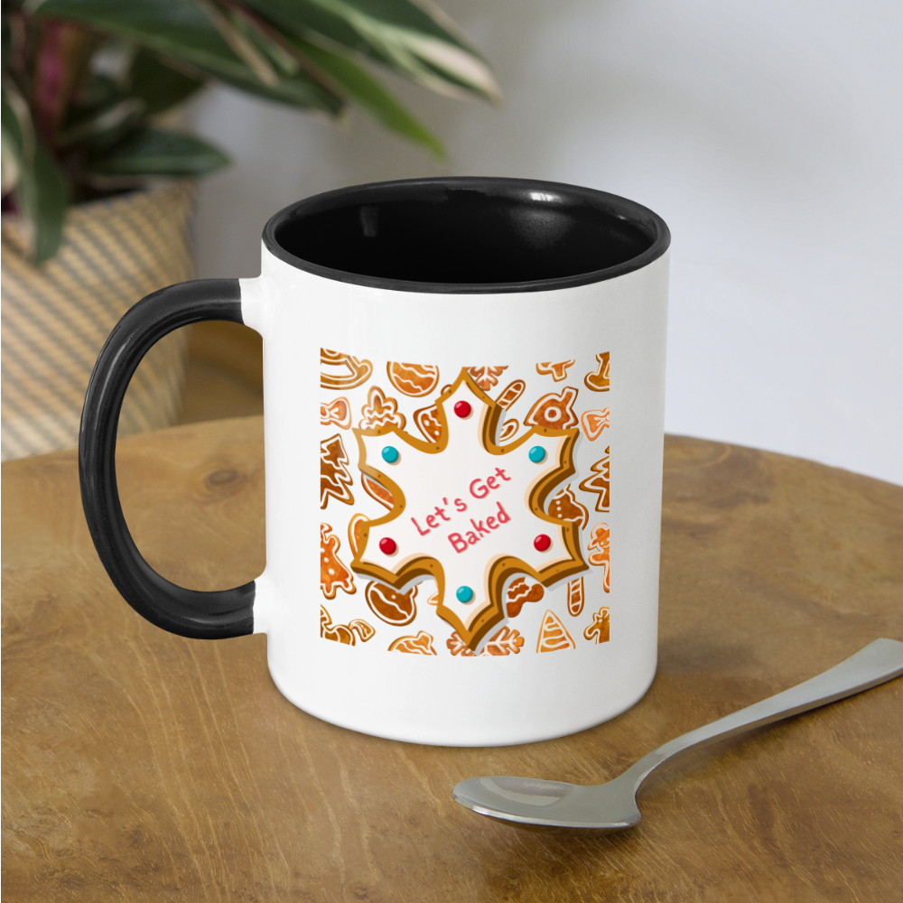 Let's Get Baked Mug - white/black