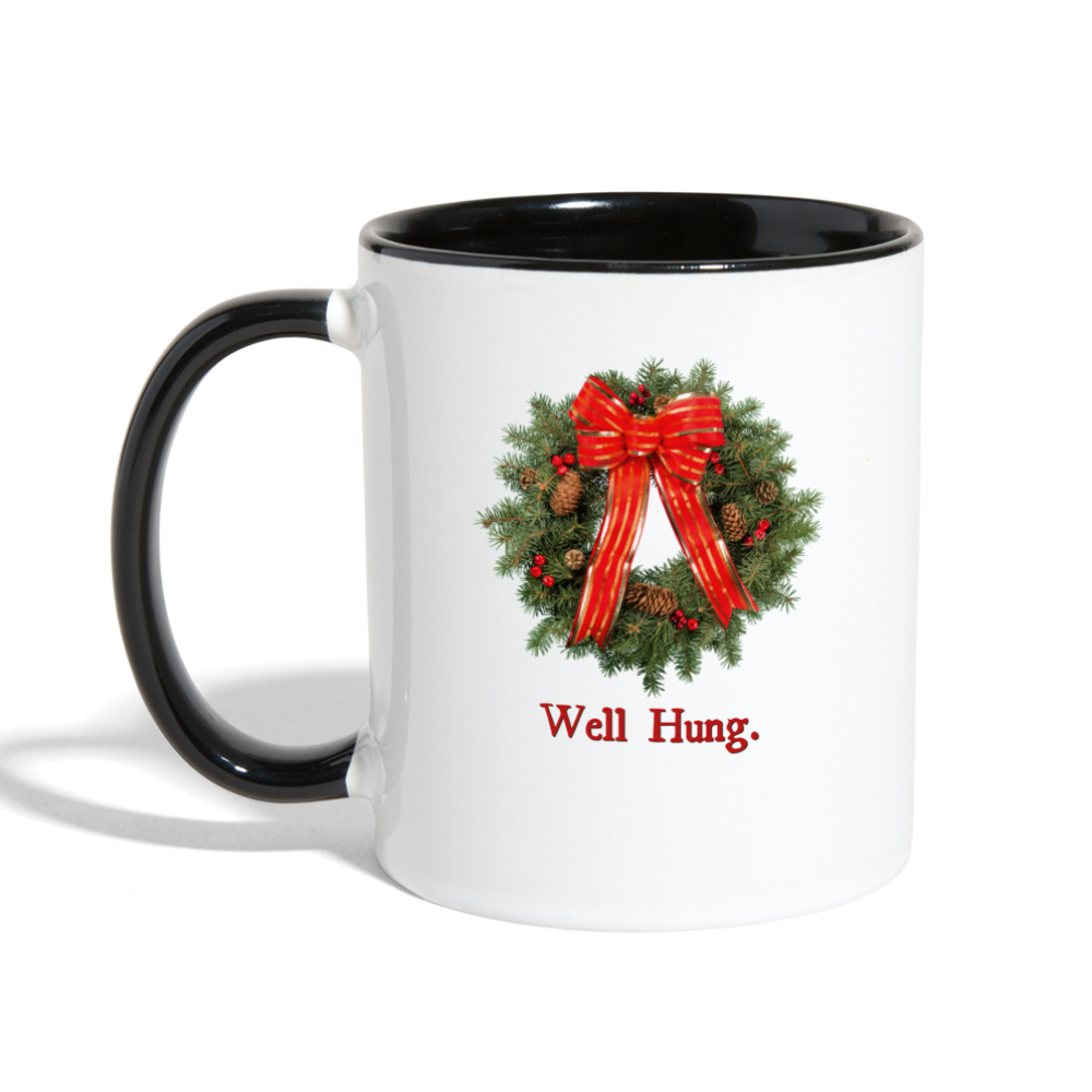 Well Hung Mug - white/black