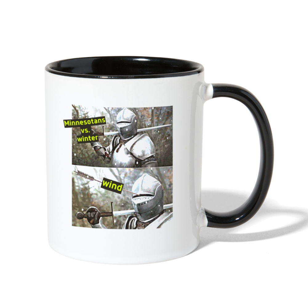 Minnesotans Vs. Wind Mug - white/black
