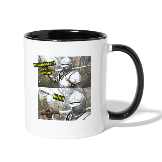 Minnesotans Vs. Wind Mug - white/black