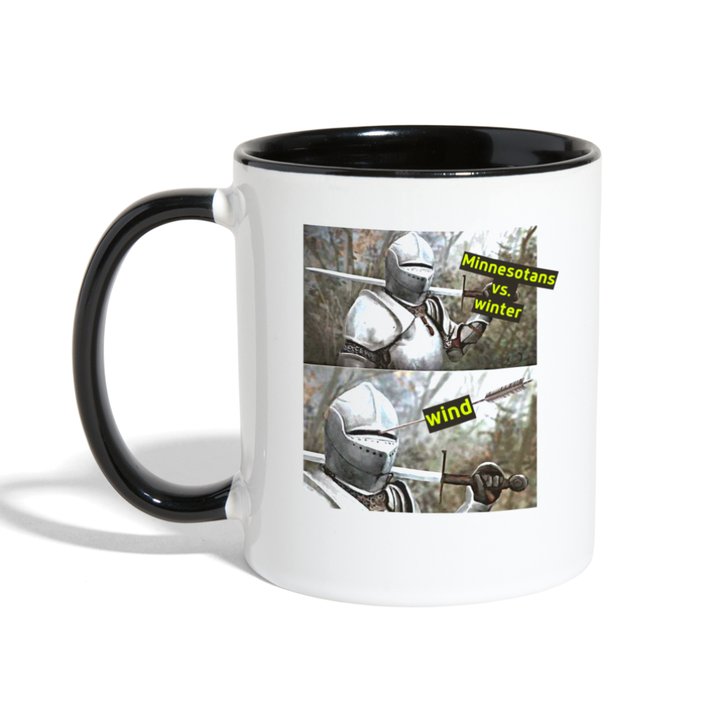 Minnesotans Vs. Wind Mug - white/black