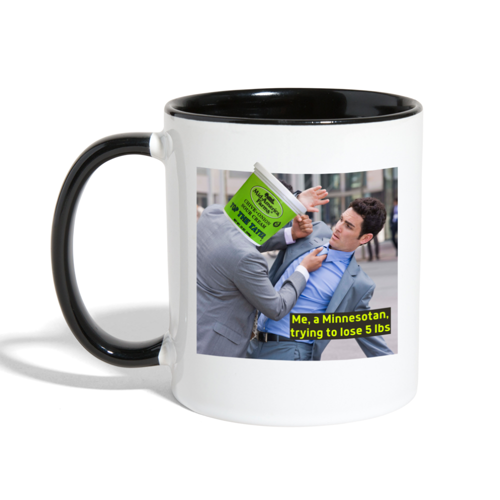 Top the Tater Mug - white/black