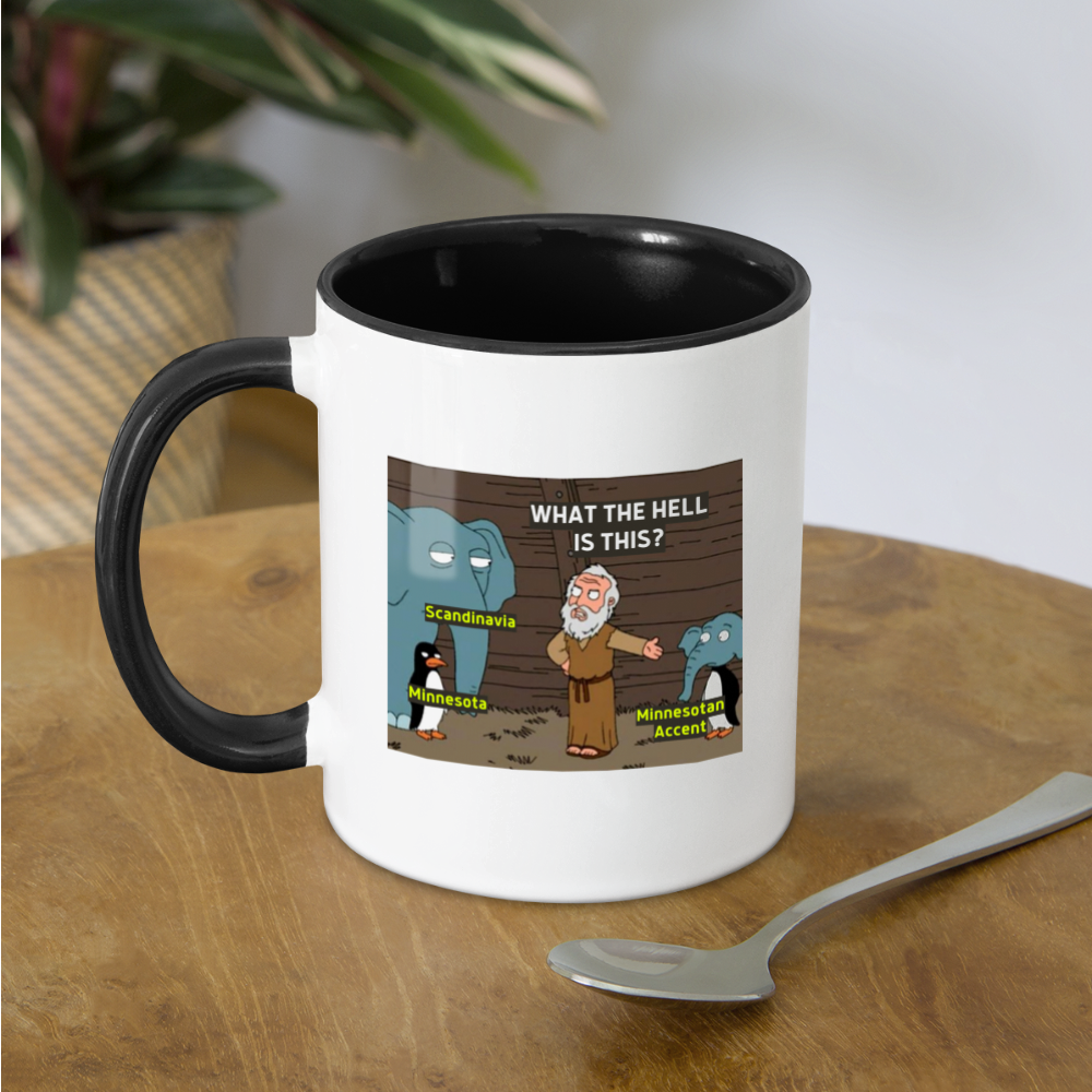 MN Accent Mug - white/black