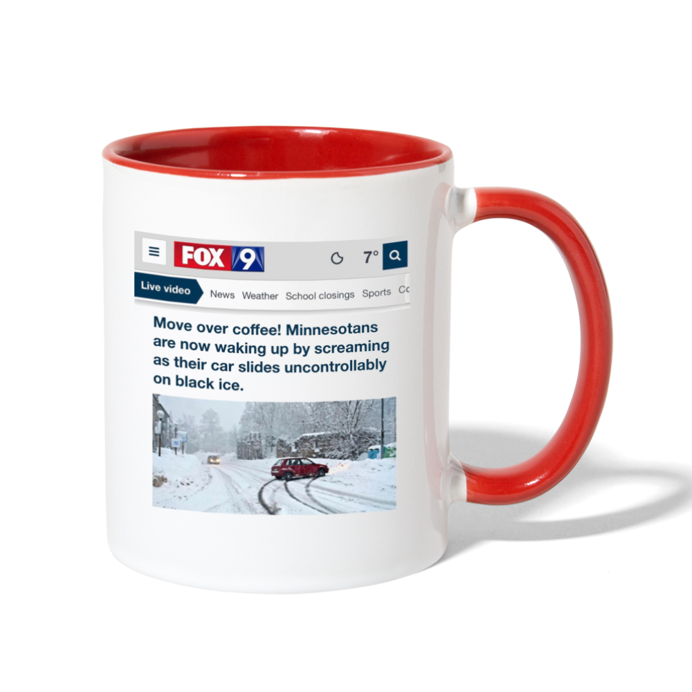 Move Over Coffee! Mug - white/red