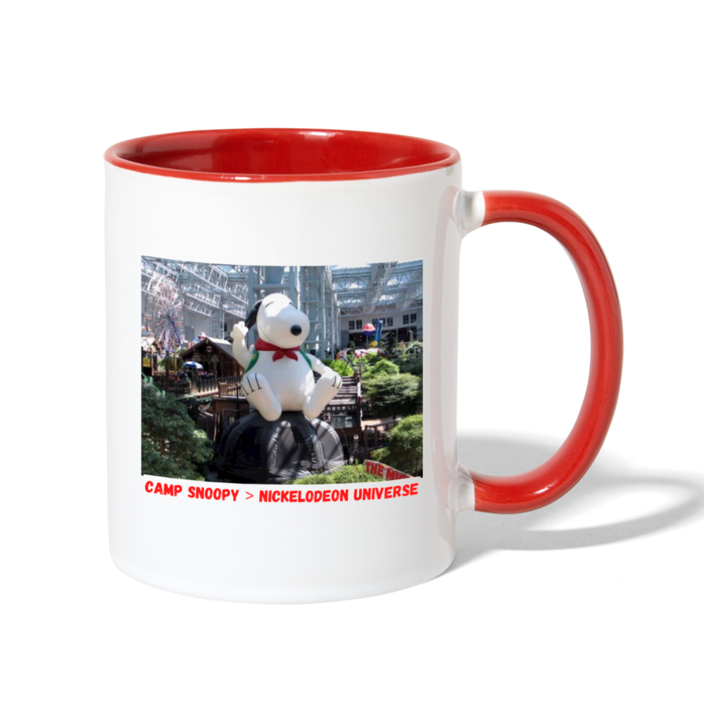 Camp Snoopy Was Better Mug - white/red