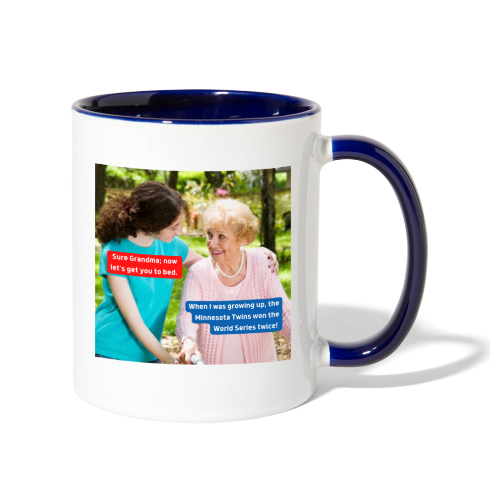 MN Twins Myth Mug - white/cobalt blue