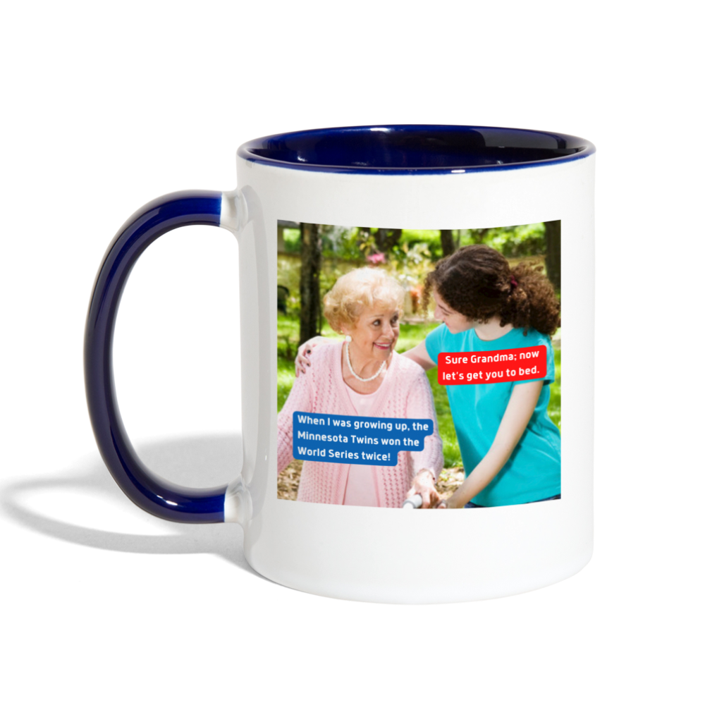 MN Twins Myth Mug - white/cobalt blue