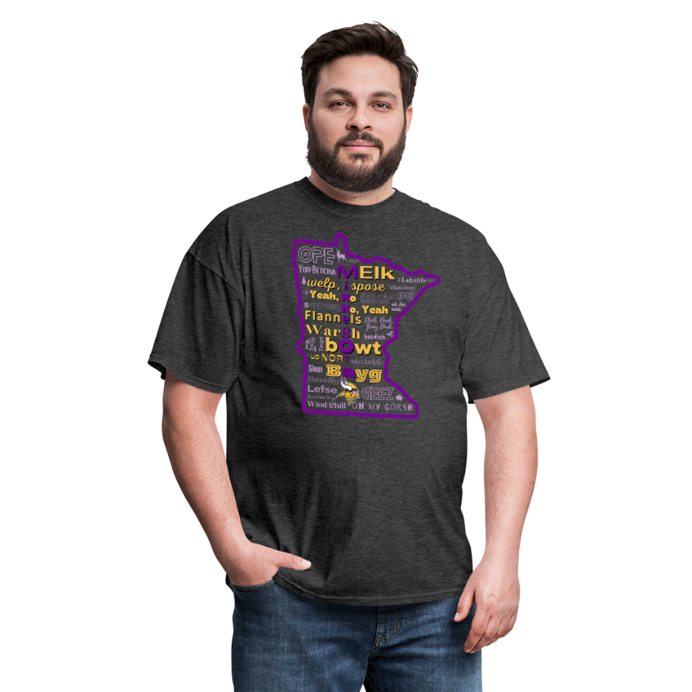 MN Words Vikings Theme Unisex Classic T - heather black