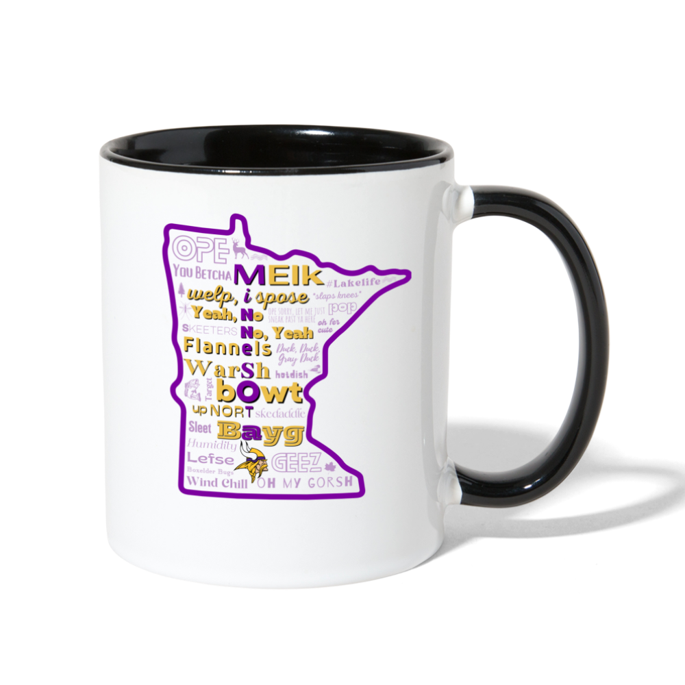 MN Words Viking Theme Mug - white/black